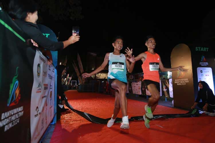 Banyuwangi Night Healthy Run 2024 Dimeriahkan Ratusan Pelari dari Seluruh Nusantara
