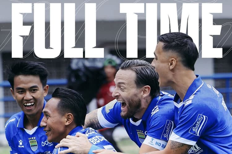 Persib Tekuk 10 Pemain Persija dan Segel Gelar Juara Paruh Musim