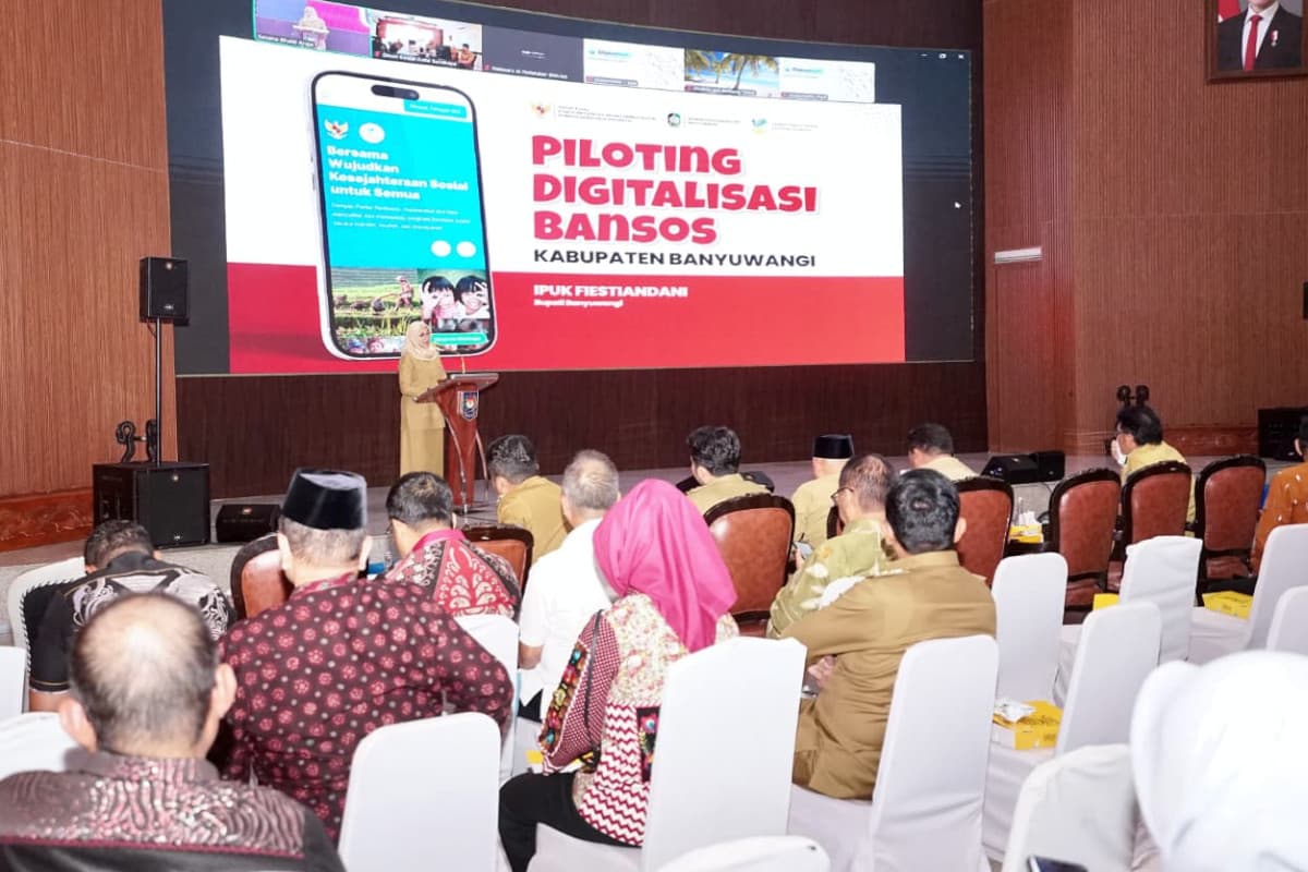 Sukses Piloting Bansos Digital, Banyuwangi Diminta Jadi Contoh bagi 41 Daerah
