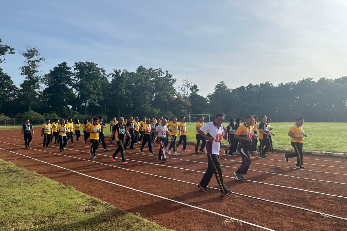 Empat Hari Digelar, Polresta Banyuwangi Uji Kebugaran Personel Lewat Tes Kesamaptaan Jasmani
