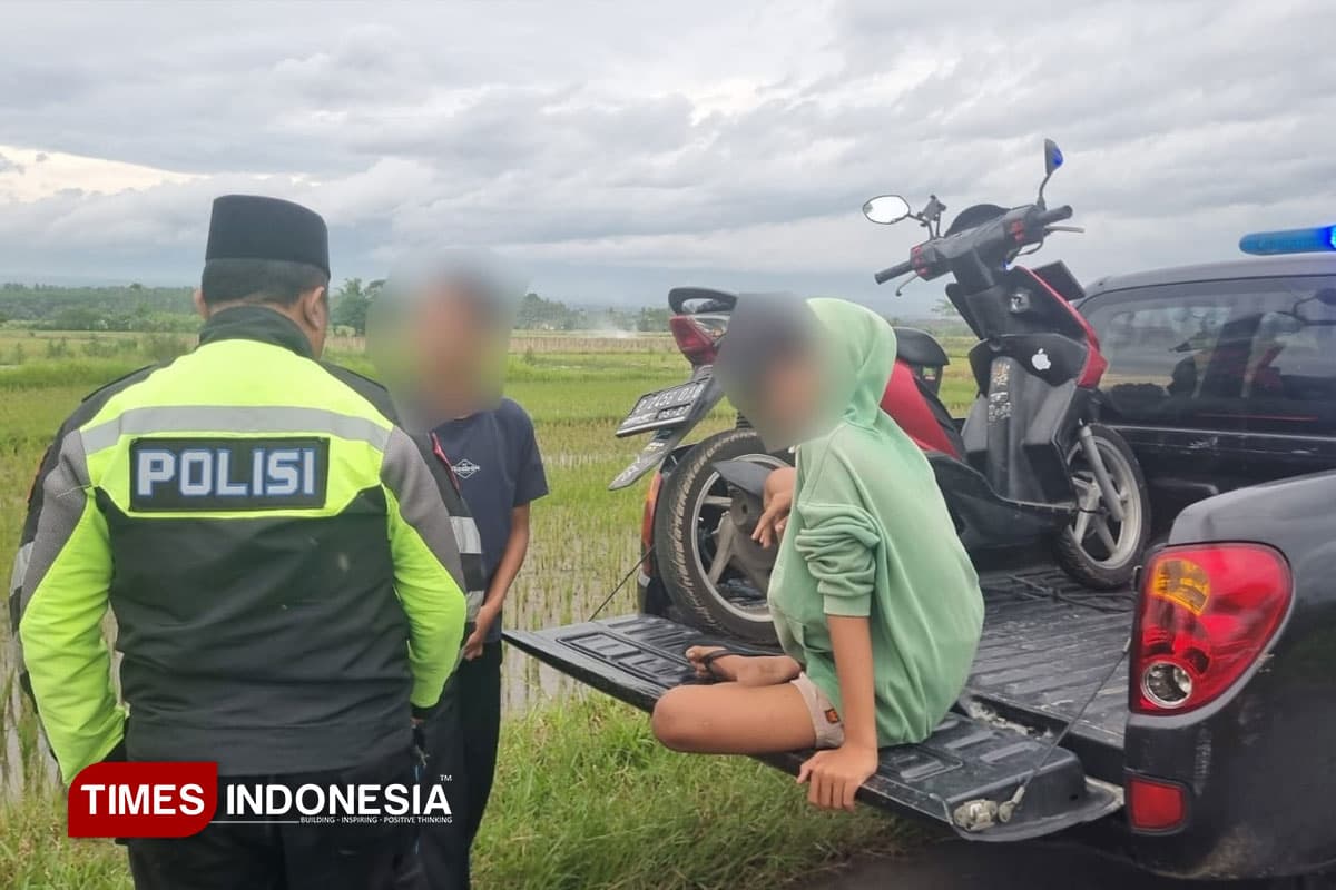 Polisi Tindak Aksi Balap Liar Remaja di Banyuwangi
