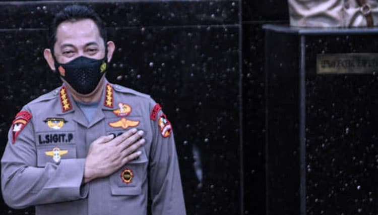 Kapolri Minta Masyarakat Beri Kritik di Bhayangkara Mural Festival 2021 