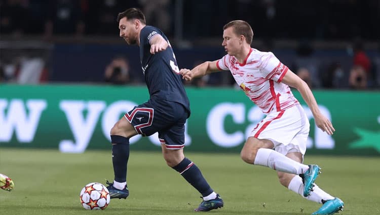 Gol Panenka Messi Tipu Kiper Leipzig, PSG Menang 3-2