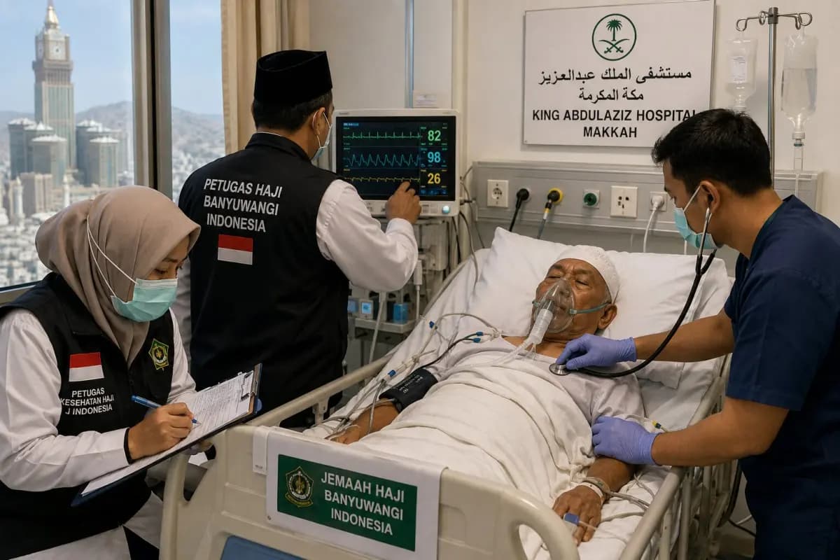 Jemaah Haji Banyuwangi Wafat di Tanah Suci Karena Serangan Jantung Akut