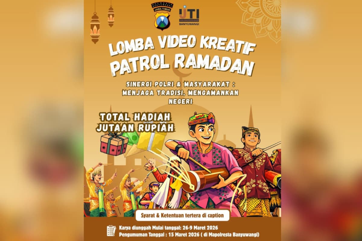 Yuk! Ikuti Lomba Video Kreatif Patrol Ramadan 2026 Polresta Banyuwangi