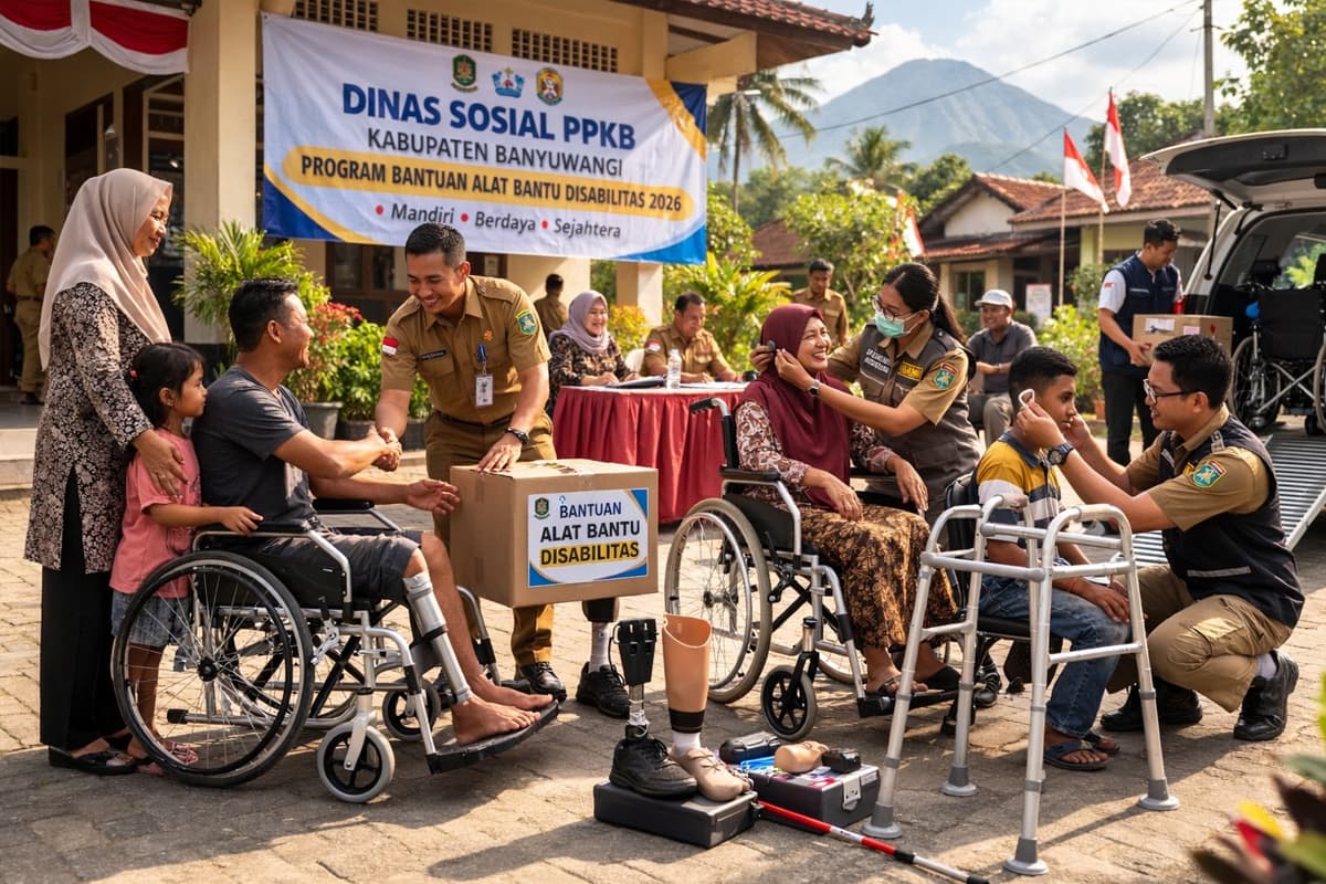 Program Bantuan Alat Bantu Disabilitas Banyuwangi 2026, Ini Syarat dan Cara Daftarnya